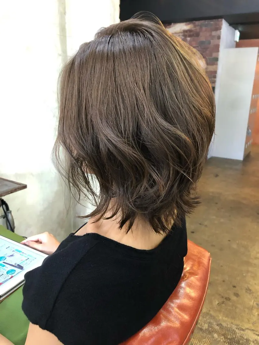 ミディアム 髪質改善✨ストレート オグ✂️/ショートのヘアスタイル