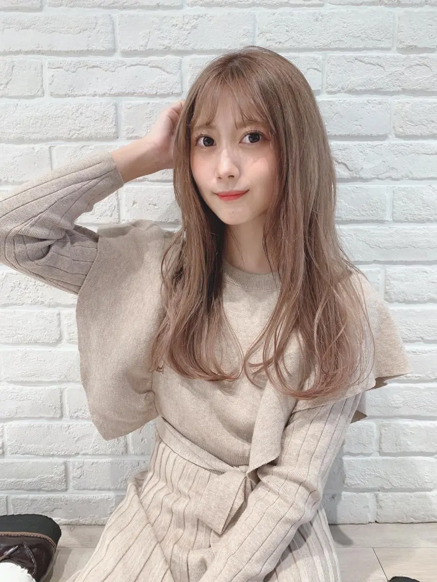 ロング カラー ヘアカラー トリートメント なりたいが叶う ながしまじゅんきのヘアスタイル