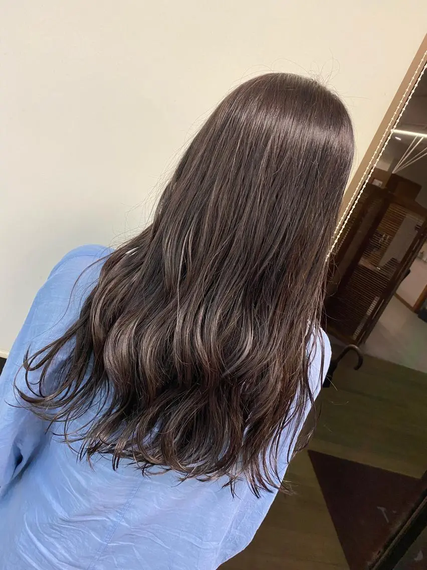 ロング カラー ブリーチカラー🫧 森　凪沙のヘアスタイル