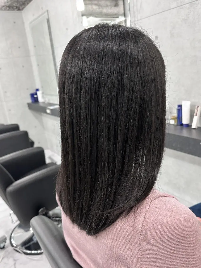 セミロング パーマ 縮毛矯正 トリートメント ❇️安達 優心❇️ レイヤー/艶髪特化のヘアスタイル