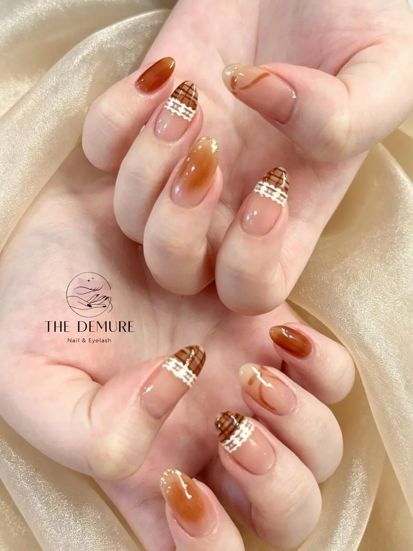 ネイル アートネイル 韓国ネイル マグネットネイル オフィスネイル スカルプネイル ハンドネイル ハンドケア NailDemure 【銀座店】のネイルデザイン