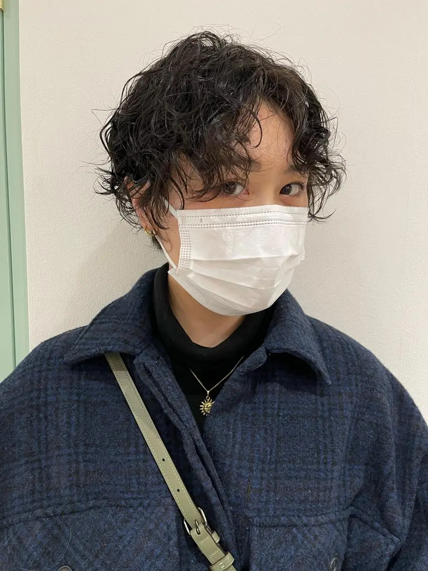 ショート カット パーマ 早瀬裕之 パーマのヘアスタイル