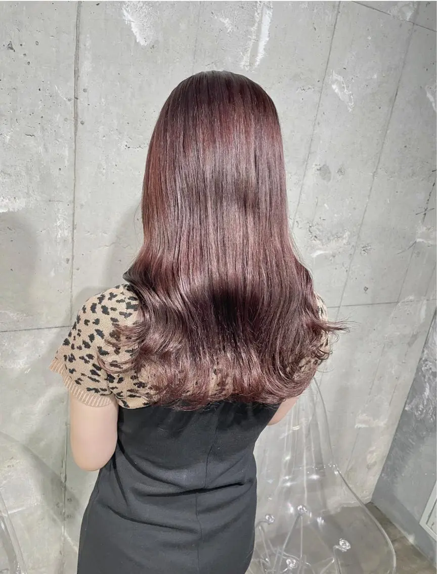 ロング カラー カット ヘアカラー トリートメント ヘッドスパ ヘアセット ベージュカラー💖 やすひろのヘアスタイル
