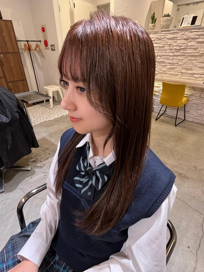 ロング カラー 🩷ྀི暖色カラー 🫧ྀིススマゴチヨのヘアスタイル