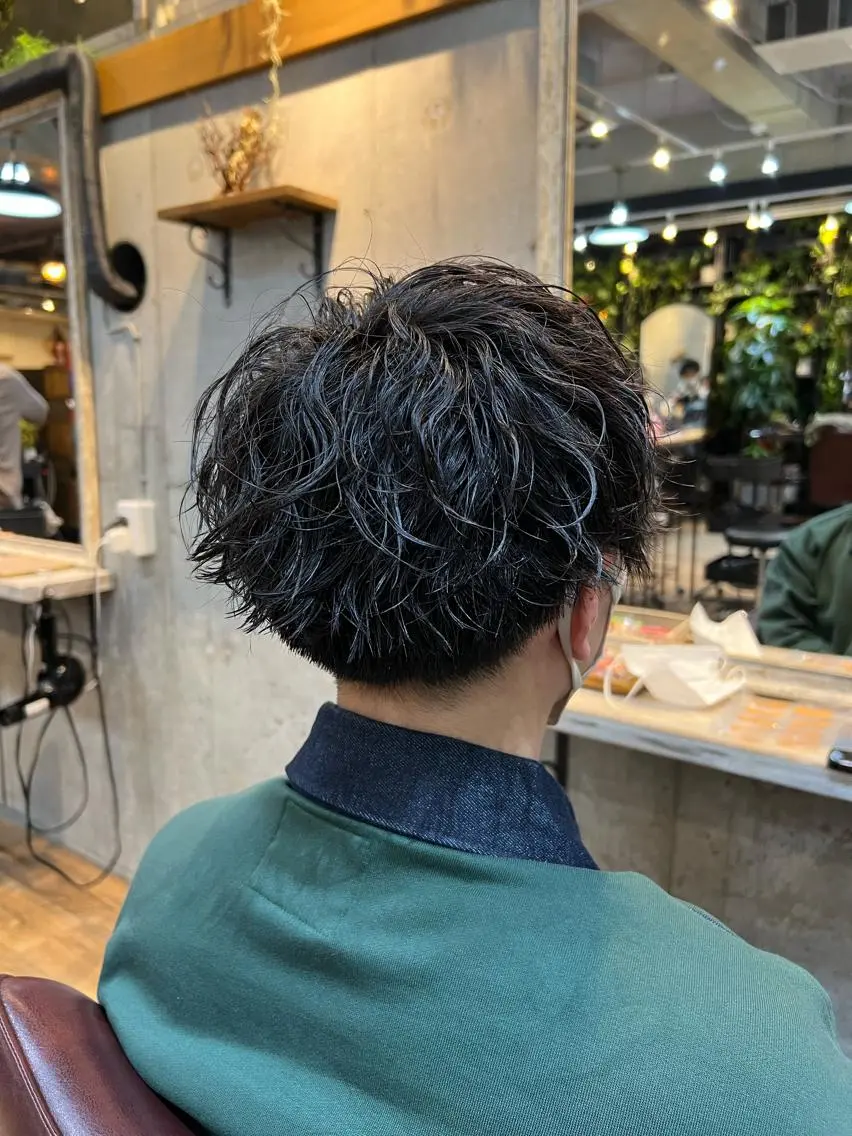 パーマ メンズ 高橋 竜也のヘアスタイル