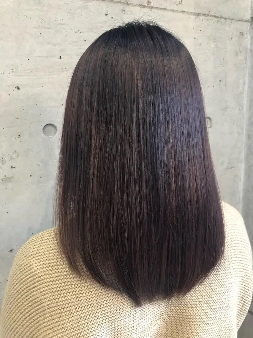 ミディアム カラー トリートメント 大栗 佑也  髪質改善のヘアスタイル