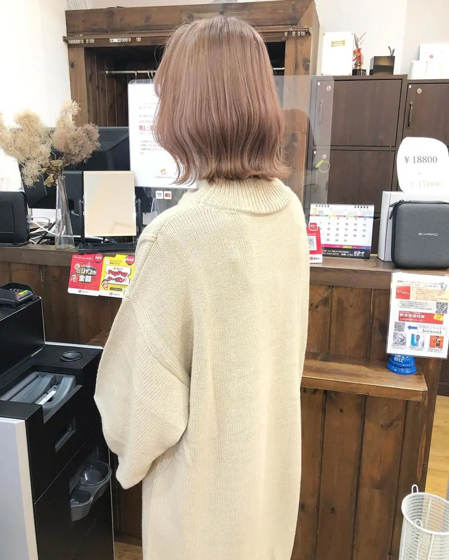 カラー アディクシーカラー アッシュ ベージュカラー ブリーチ ダブルカラー 🌈ハイトーン/ ワタル🌈のヘアスタイル