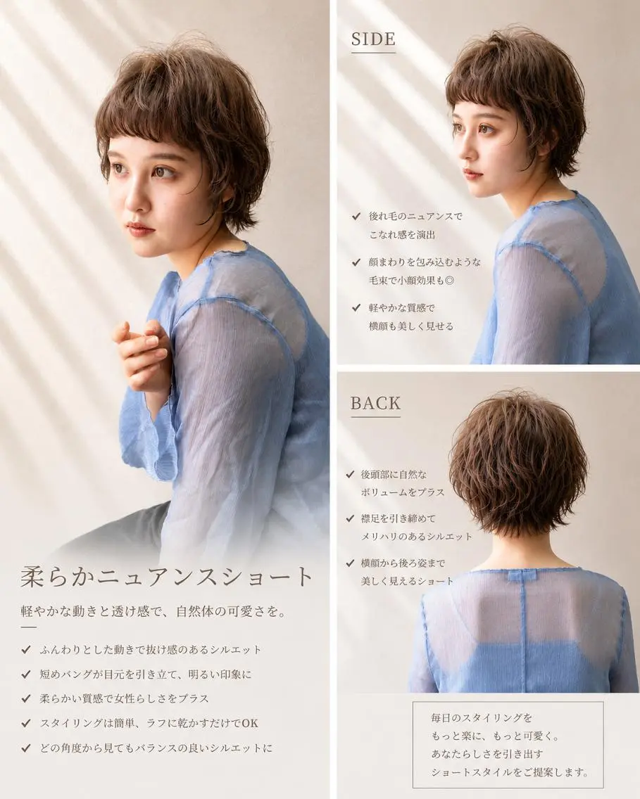 ショート 顔周りカット ショートヘア 小顔カット カット ヘアカラー トリートメント 鶴ヶ峰×ショートボブ 白髪ぼかし 村井祐介のヘアスタイル