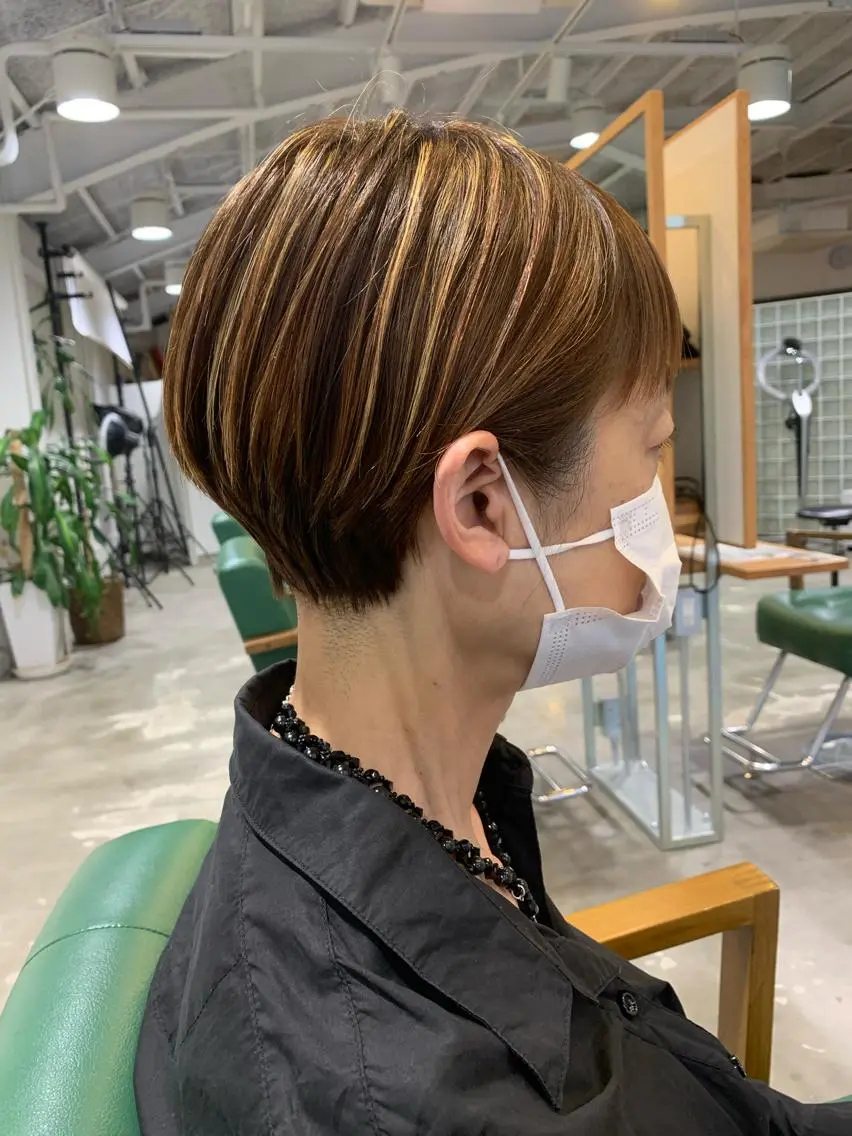 ショート 丸みショート ショートヘア 藤倉 翔平のヘアスタイル