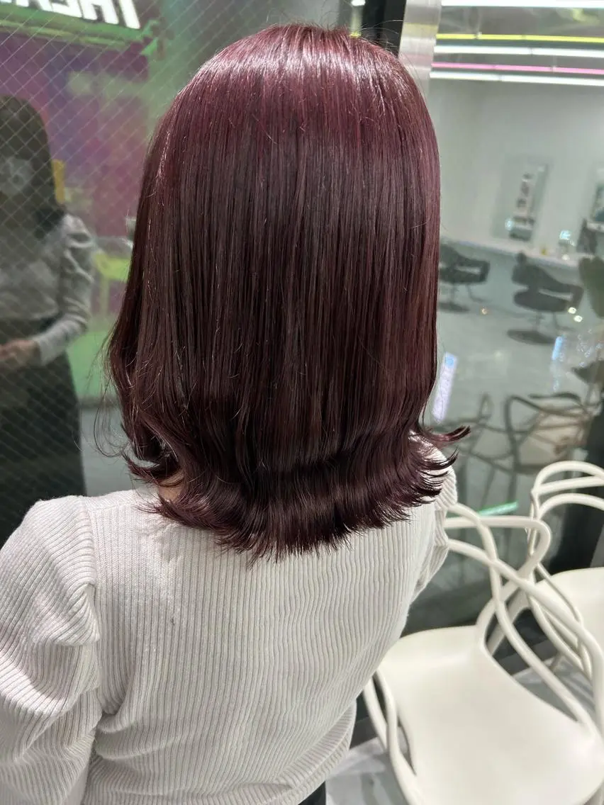 ミディアム カラー ヘアアレンジ 髪質改善 ヘアカラー トリートメント ブリーチなしの達人 🌈KAITOのヘアスタイル