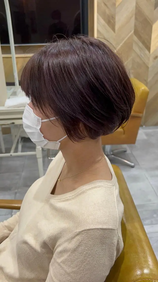 ショート カラー カット ヘアカラー SHIAN立川　及川 17時〜限定のヘアスタイル