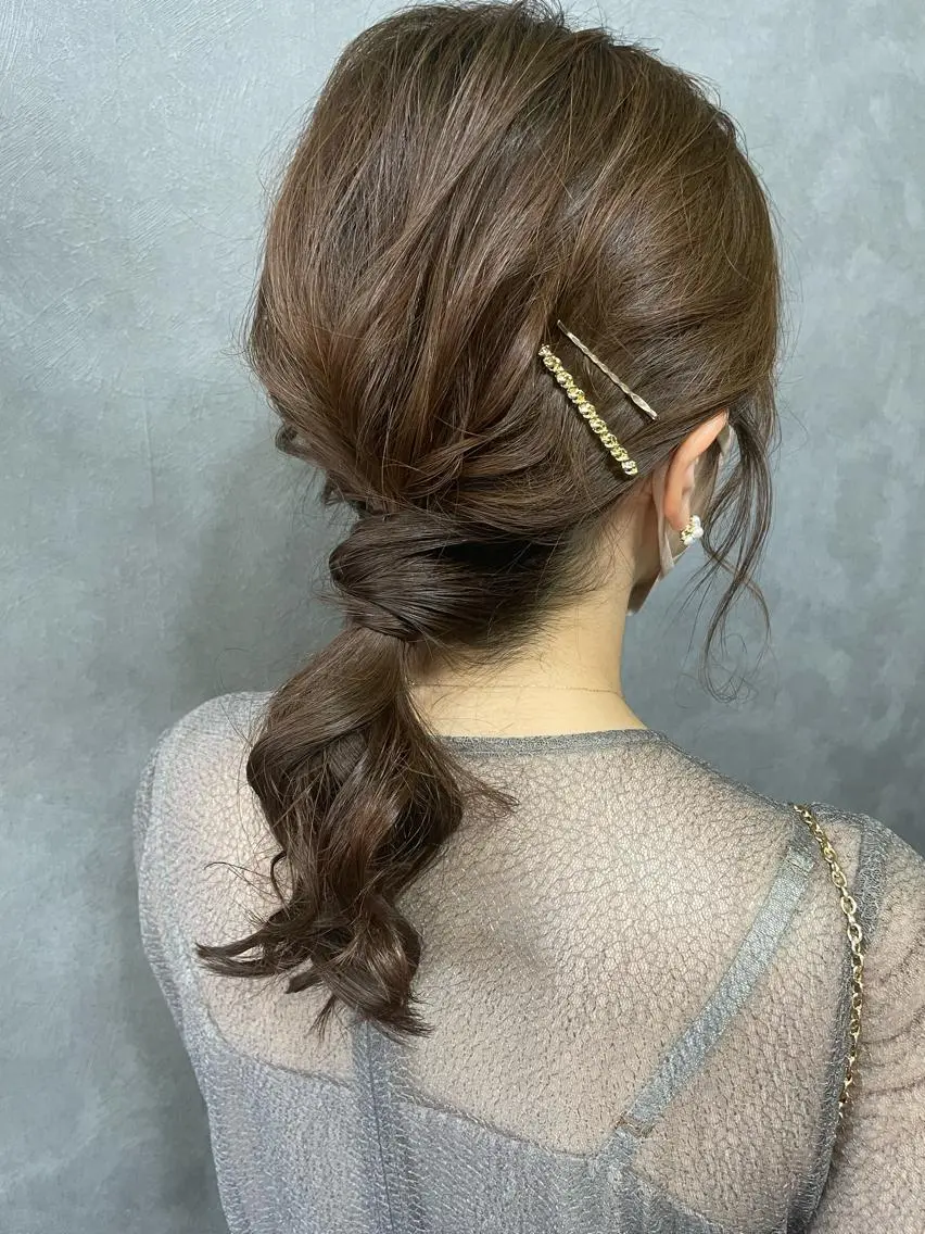 ミディアム ヘアアレンジ サダハルカ |chouetteのヘアスタイル