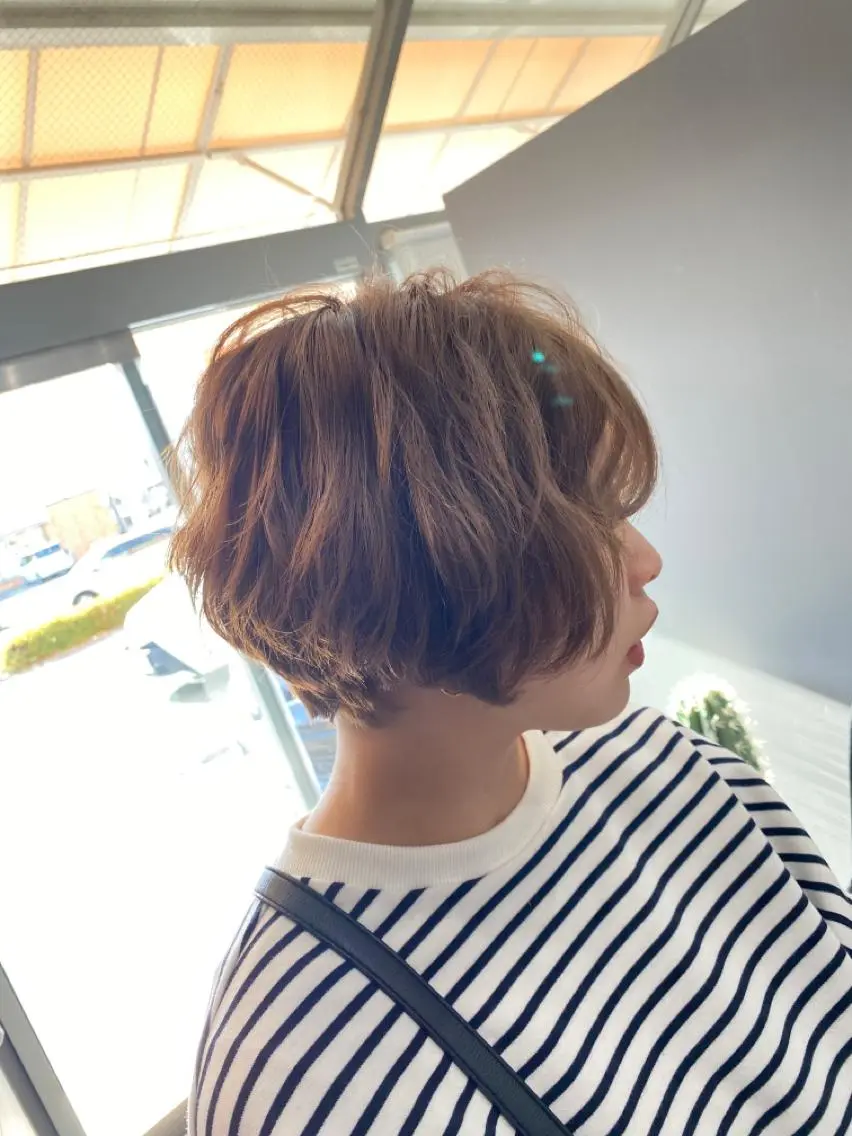 ショート カット ヘアカラー 平田 広大のヘアスタイル