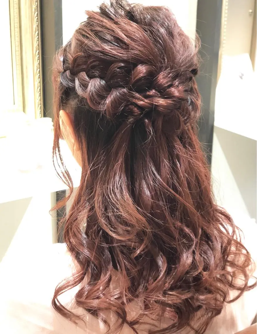 ヘアアレンジ ハーフアップ ヘアセット 後藤 ユウキ/髪質改善🫧のヘアスタイル