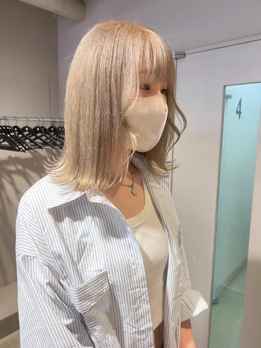 ロング カラー ヘアアレンジ 🩵 JURI🩵のヘアスタイル