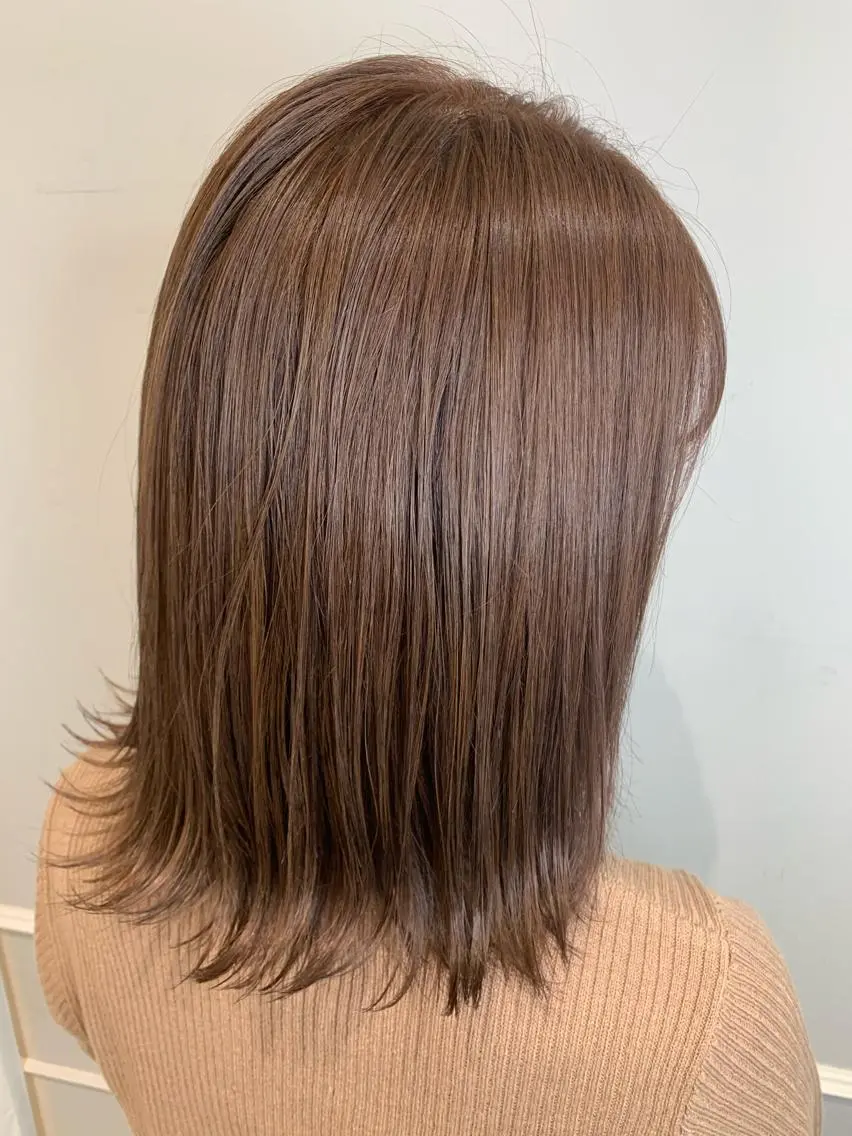 ミディアム カラー カット ヘアカラー トリートメント 🦖鶴岡 香純🦖のヘアスタイル