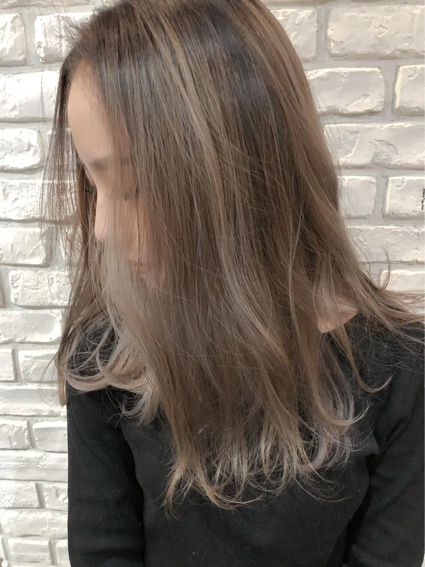 セミロング ヘアカラー 【PD VISEO】 GENKIのヘアスタイル