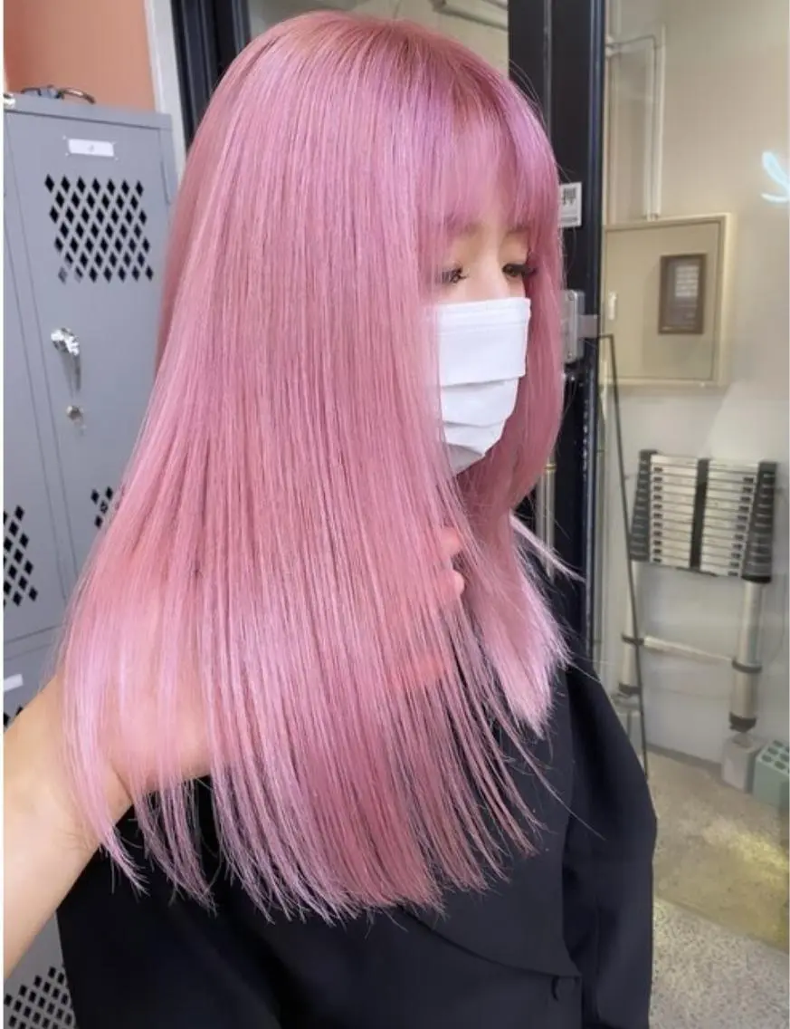ロング カラー ブリーチ ケアブリーチ ハイトーンカラー 髪質改善 トリートメント 🌈カラーとエクステ 専門店🌈のヘアスタイル