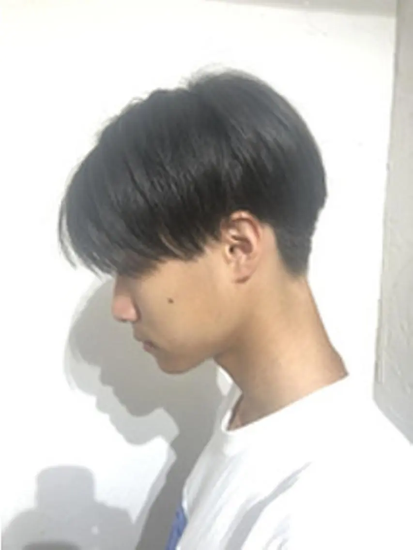 ショート カラー メンズ カット パーマ比率50% 辻本耀二郎のヘアスタイル