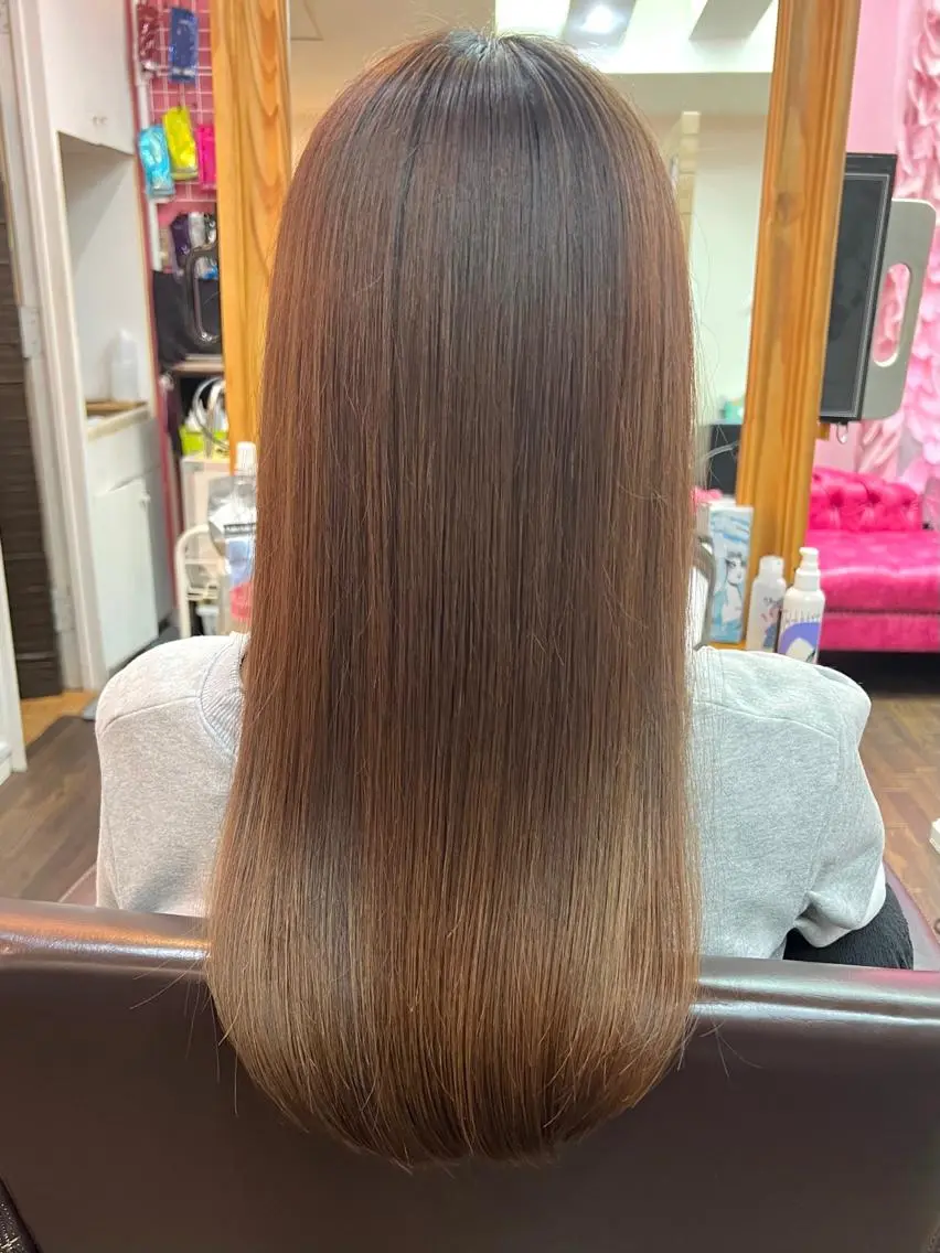 セミロング カラー ✅似合わせ レイヤーカット梅澤徹のヘアスタイル
