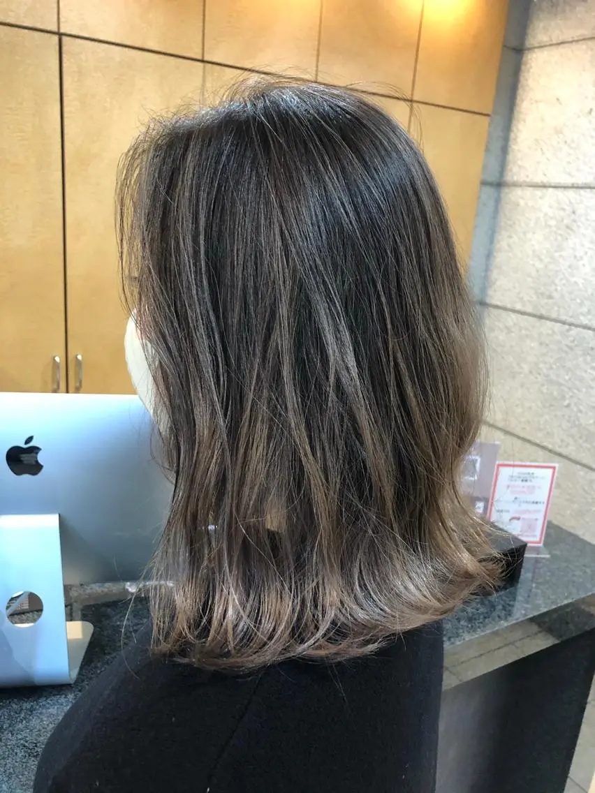 ミディアム カラー olino 【オリノ】西田辺のヘアスタイル