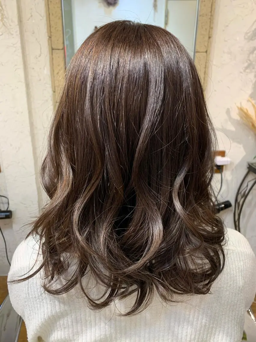 ロング カラー ヘアカラー トリートメント katsuya hiroのヘアスタイル