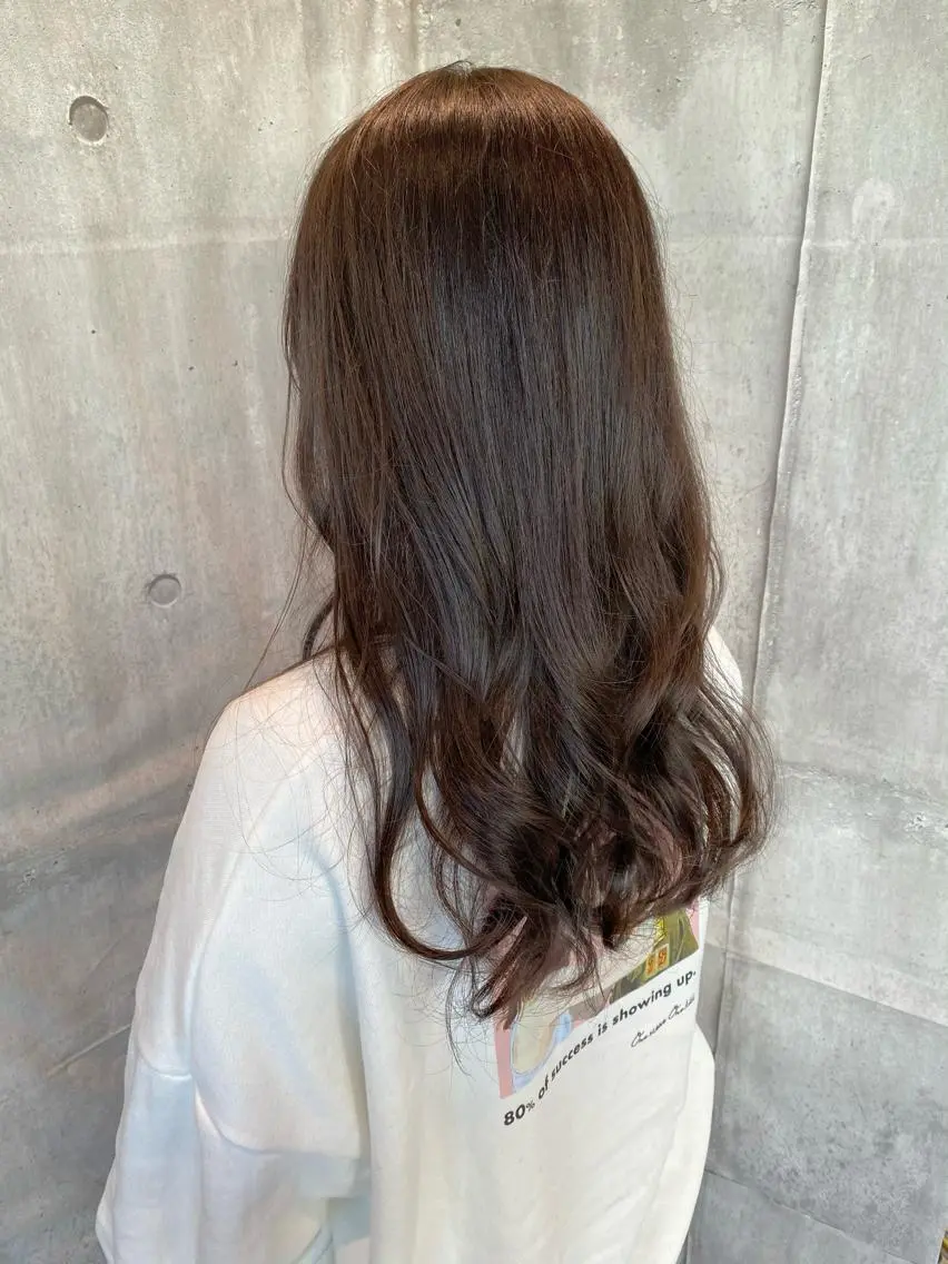 ロング ウルフカット ハッシュカット/七海のヘアスタイル