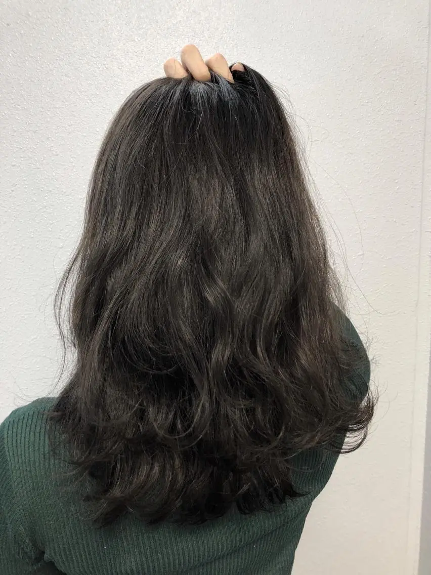 ロング ヘアカラー トリートメント 💜 MINORI💜のヘアスタイル