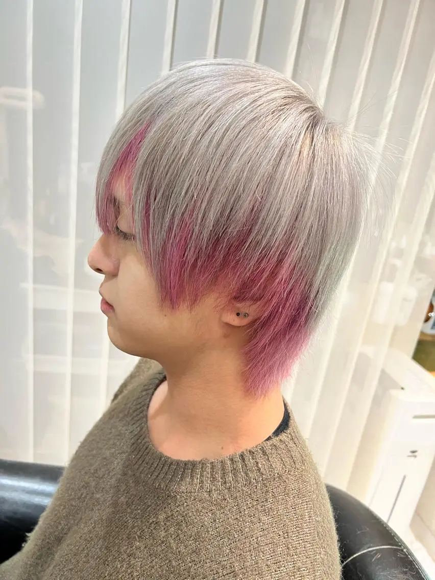 ショート カラー メンズ ✨jewel✨ naokiのヘアスタイル