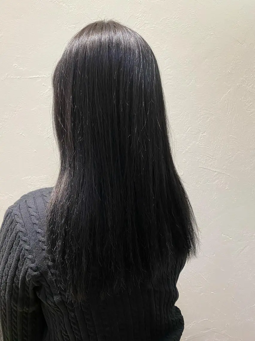 セミロング 韓国風ヘア ショート& パーマ　坂本のヘアスタイル