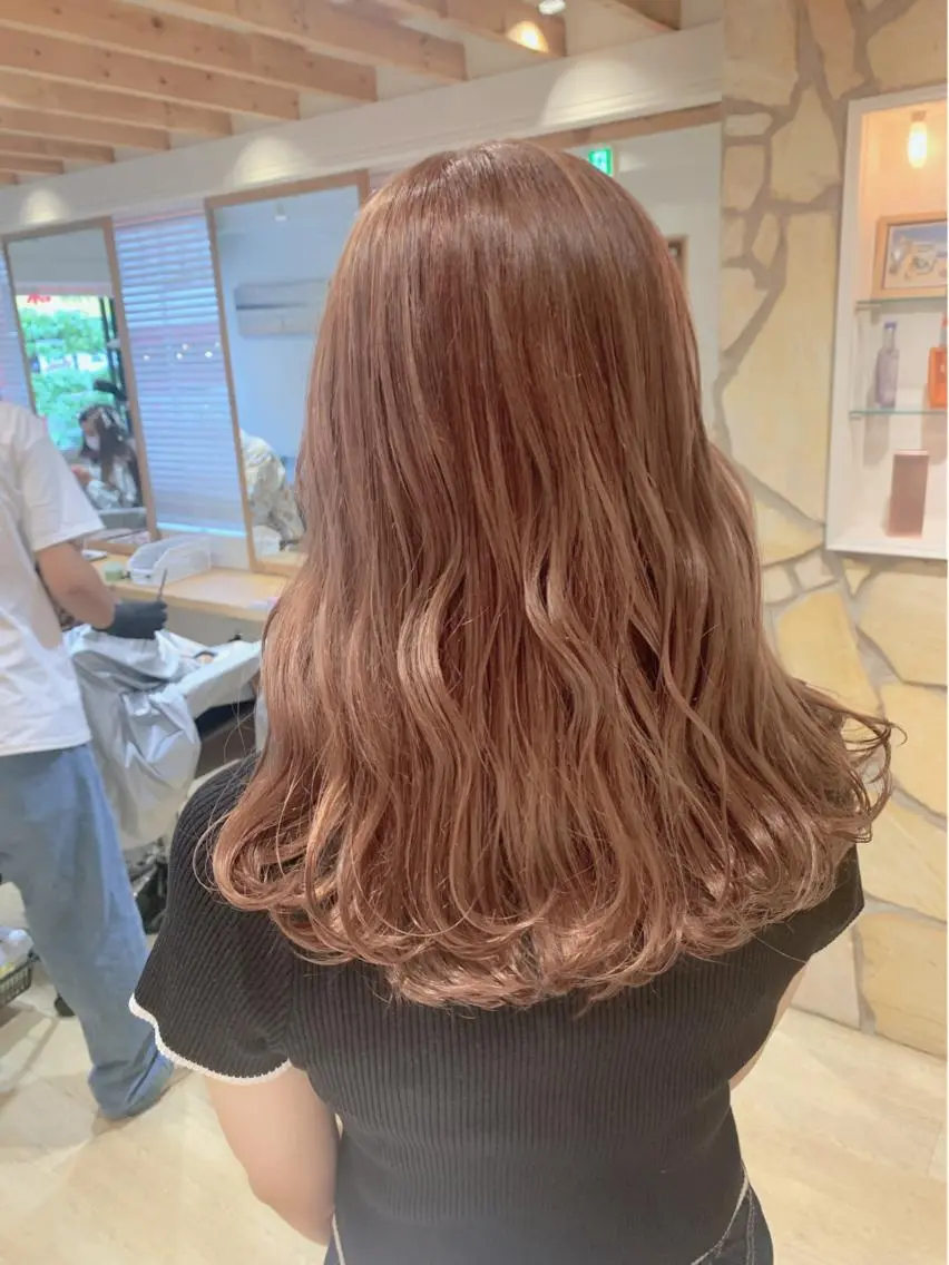 セミロング ヘアカラー トリートメント 新宿 木下拓哉のヘアスタイル