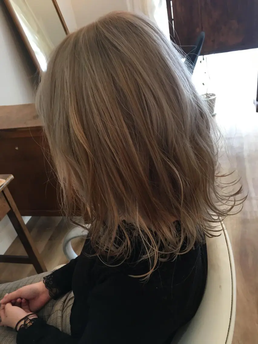 セミロング 嶋崎 啓人のヘアスタイル