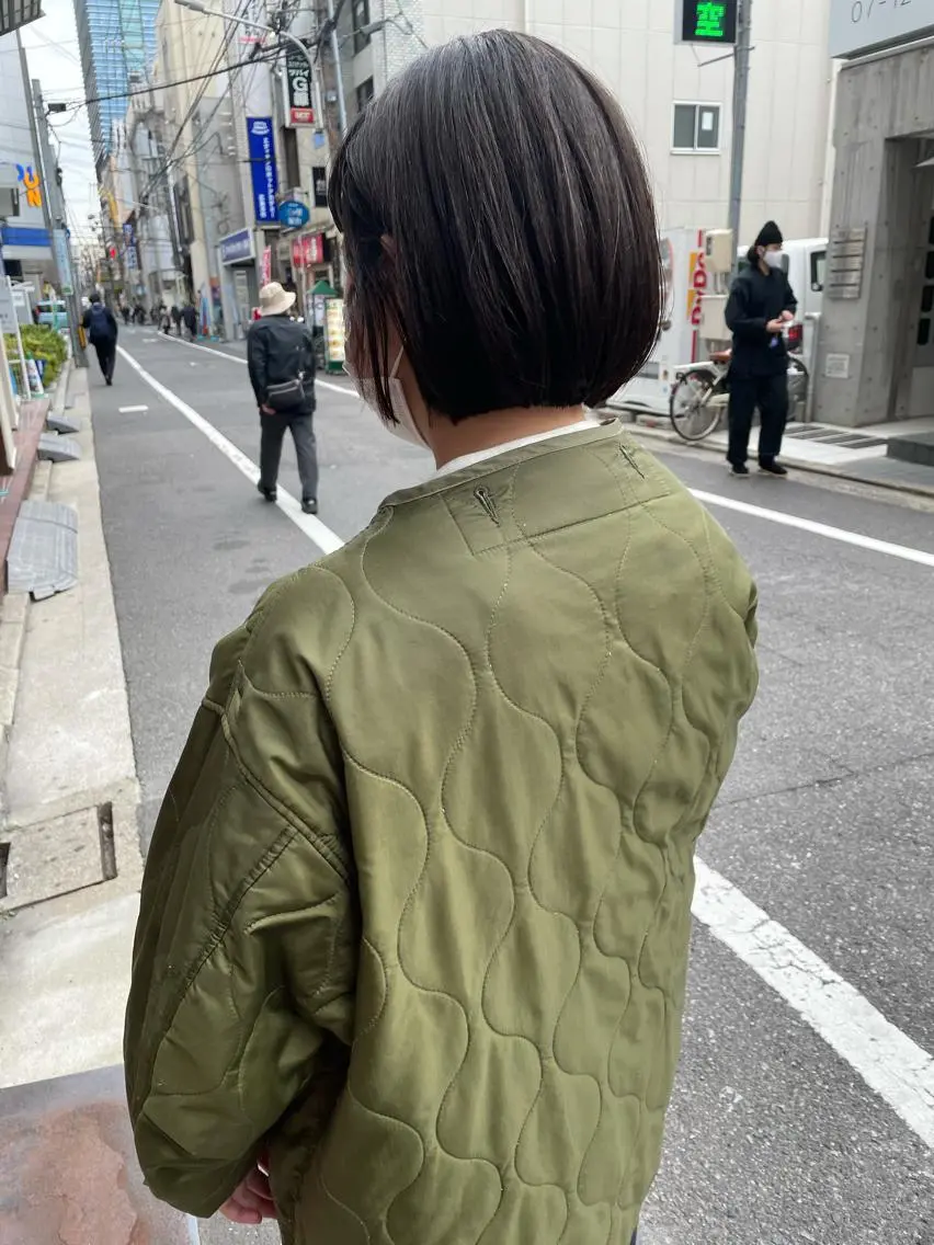ショート カット ヘアカラー 縮毛矯正 トリートメント ayane⭐️ボブ・ ショート・パーマのヘアスタイル