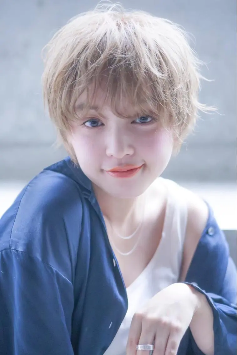 ショート カラー レイヤーカット🫧 /髪質改善✨TOWAのヘアスタイル