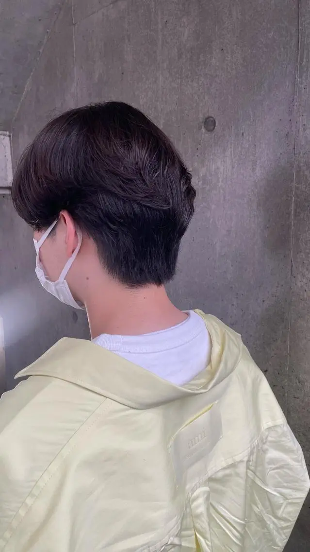 パーマ メンズ もりたみかこ 美容師お休み中のヘアスタイル
