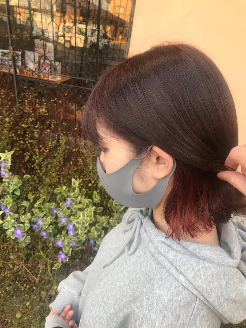 ミディアム カット ヘアカラー トリートメント 下條 真のヘアスタイル