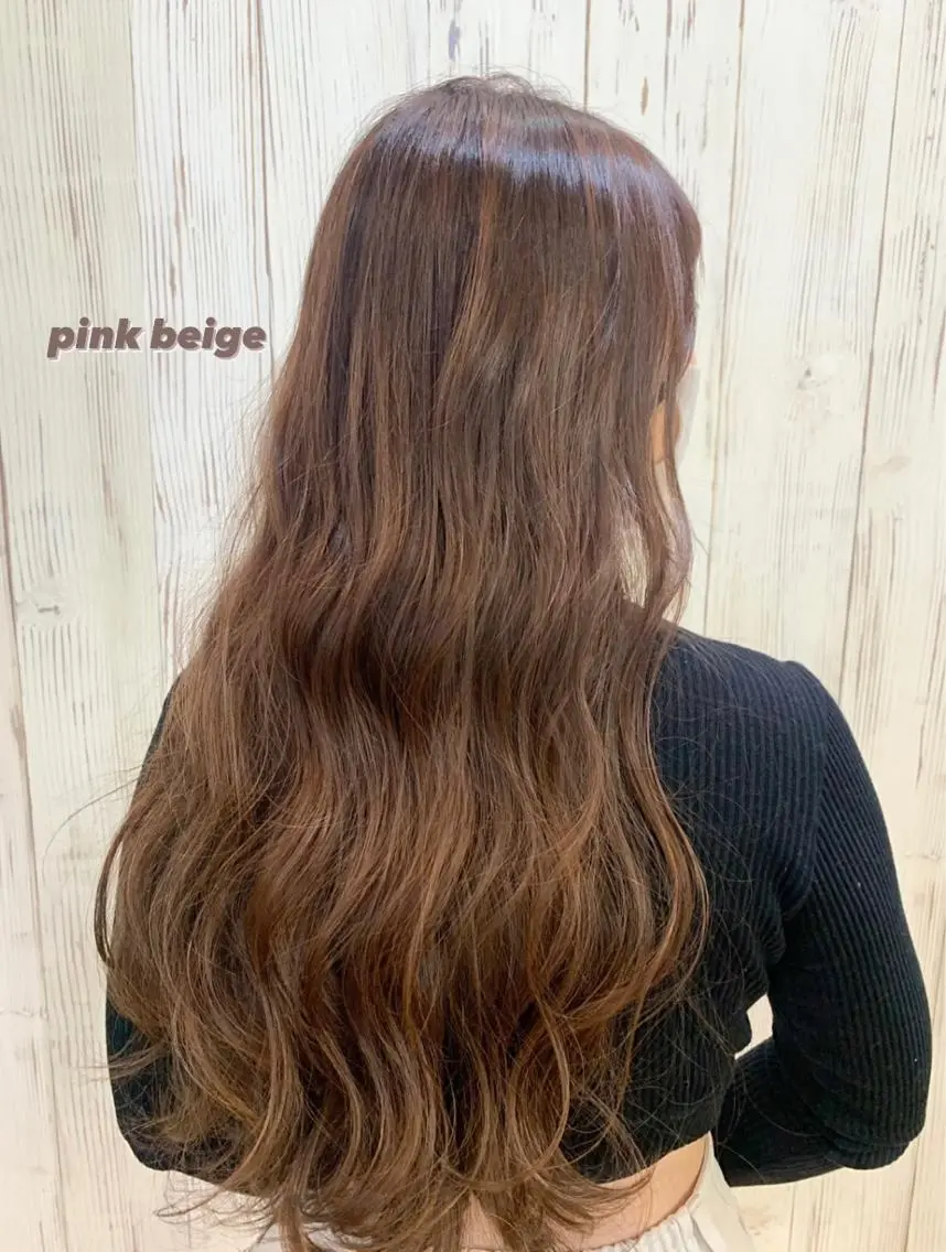 ロング カラー 透明感カラー ハイライトカラー ハイライト ヘアカラー トリートメント Nagisa🥥🧡 南森町駅 徒歩30秒のヘアスタイル
