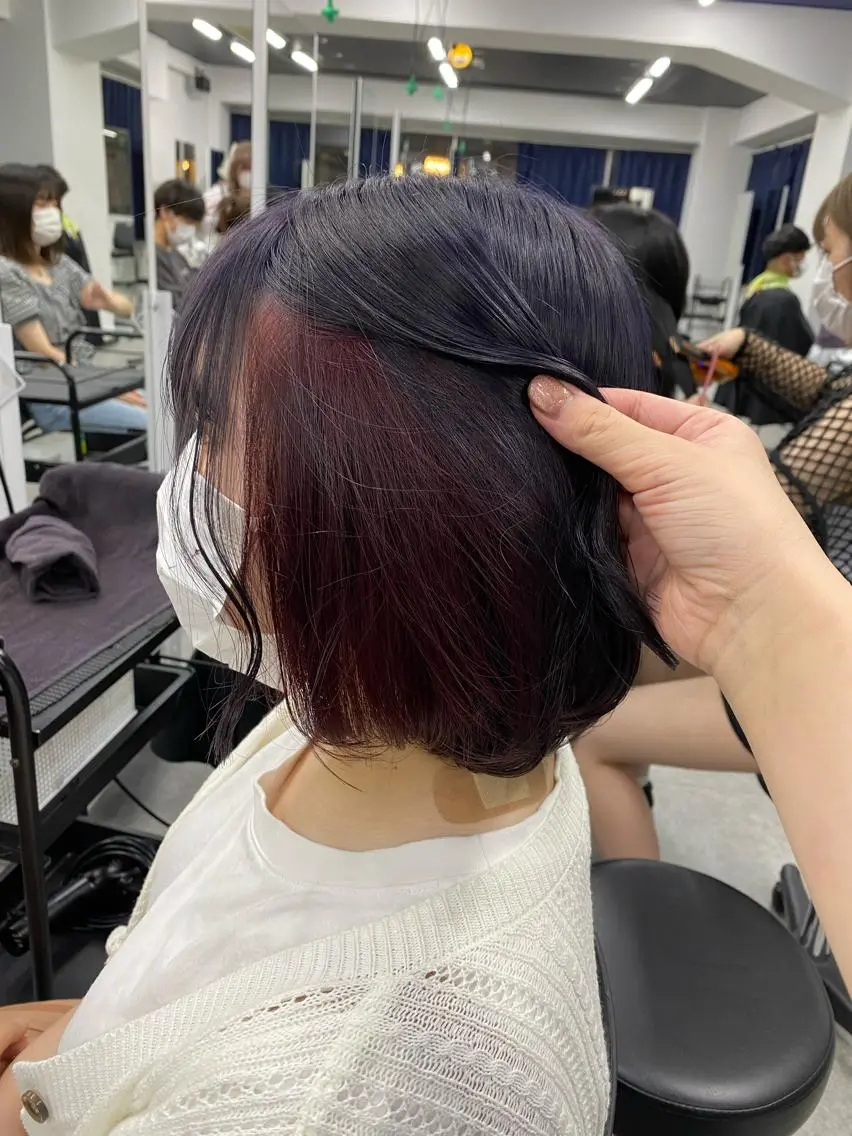 セミロング カラー ダブルカラー/ 横浜/JURIのヘアスタイル
