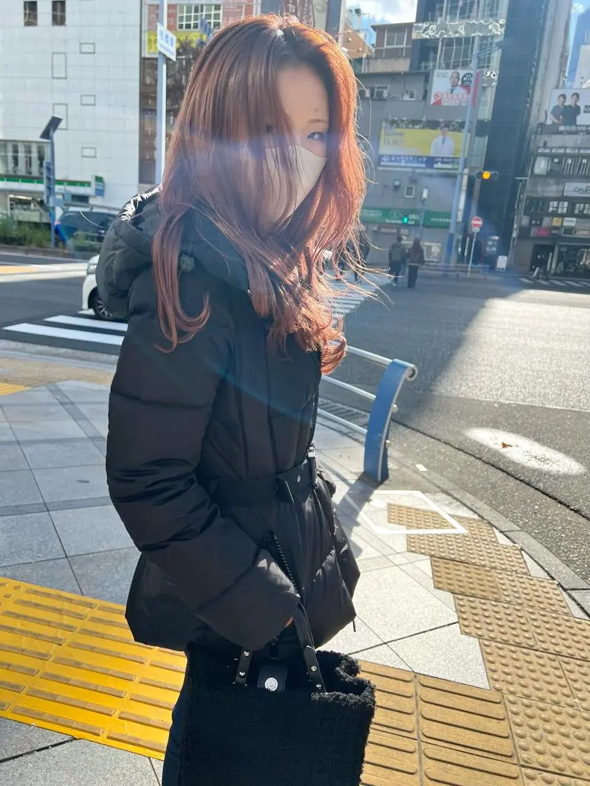 セミロング カット ヘアカラー トリートメント 菅村 勇亮のヘアスタイル