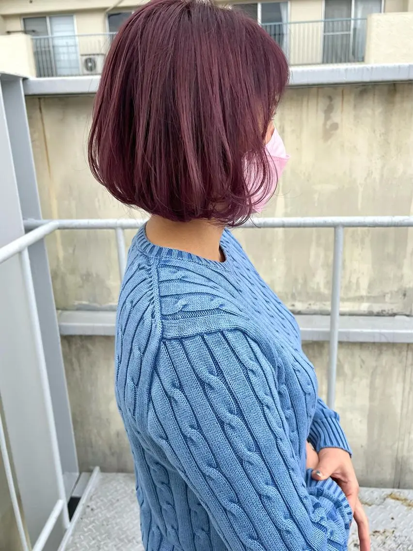 ショート カラー ハイトーン/ショート 村上淳乃🐥のヘアスタイル