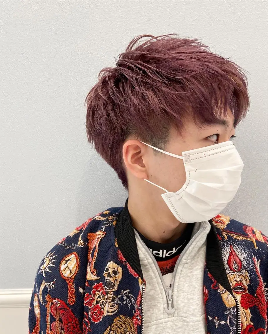 ショート カラー ヘアカラー トリートメント 透明感カラー 松田晃代のヘアスタイル