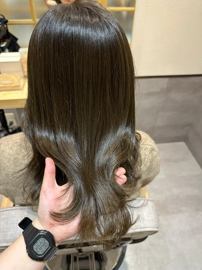ロング ヘアアレンジ カット ヘアセット やまぐち あやみのヘアスタイル