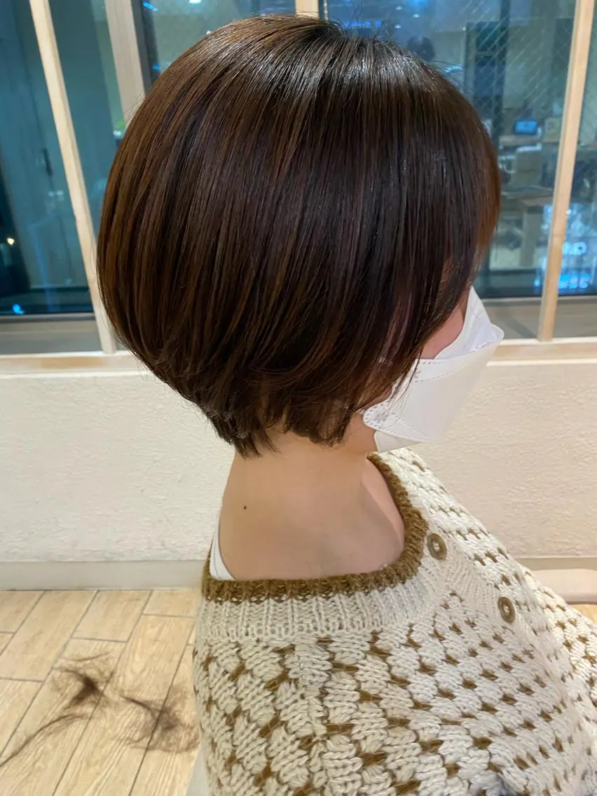 ショート ショートヘア 顔周り/くびれヘア 韓国ヘア💕風間るなのヘアスタイル