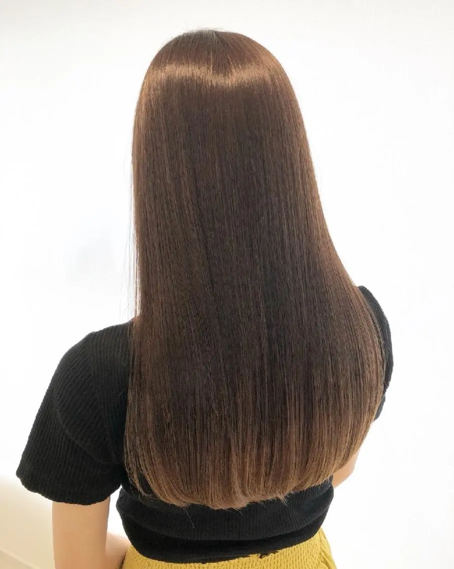 ロング パーマ カット 縮毛矯正 トリートメント 美髪⭐︎髪質改善 井上　康司のヘアスタイル