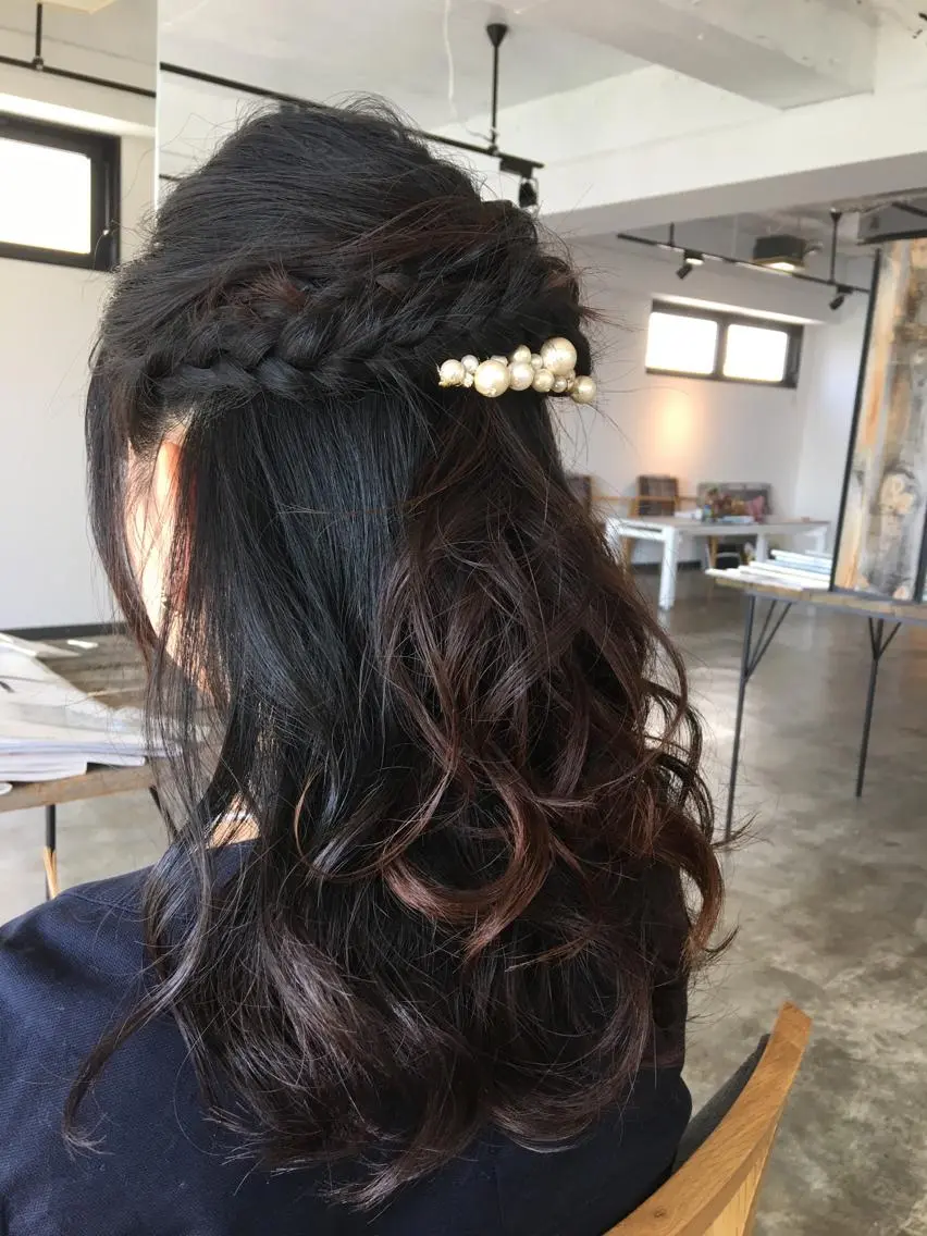ミディアム セミロング ロング ヘアアレンジ 🌈ディレクター🌈 徳松優希のヘアスタイル