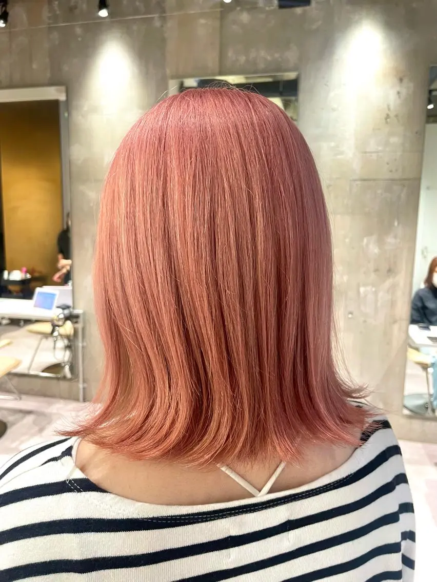 ミディアム カラー カット ヘアカラー トリートメント ☀️海外レイヤー 🇺🇸/ヒナコのヘアスタイル