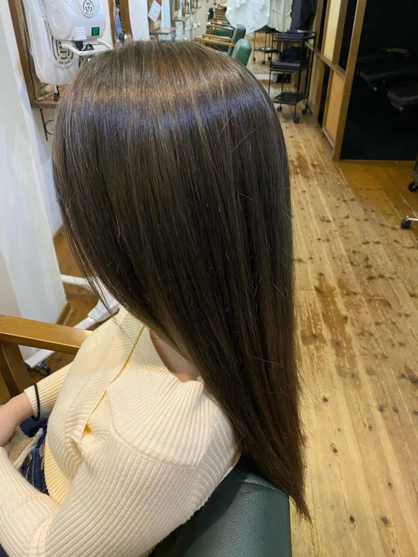 ロング カラー ベージュカラー ブリーチ 透明感カラー Riganuts王子 Hayato✂︎のヘアスタイル