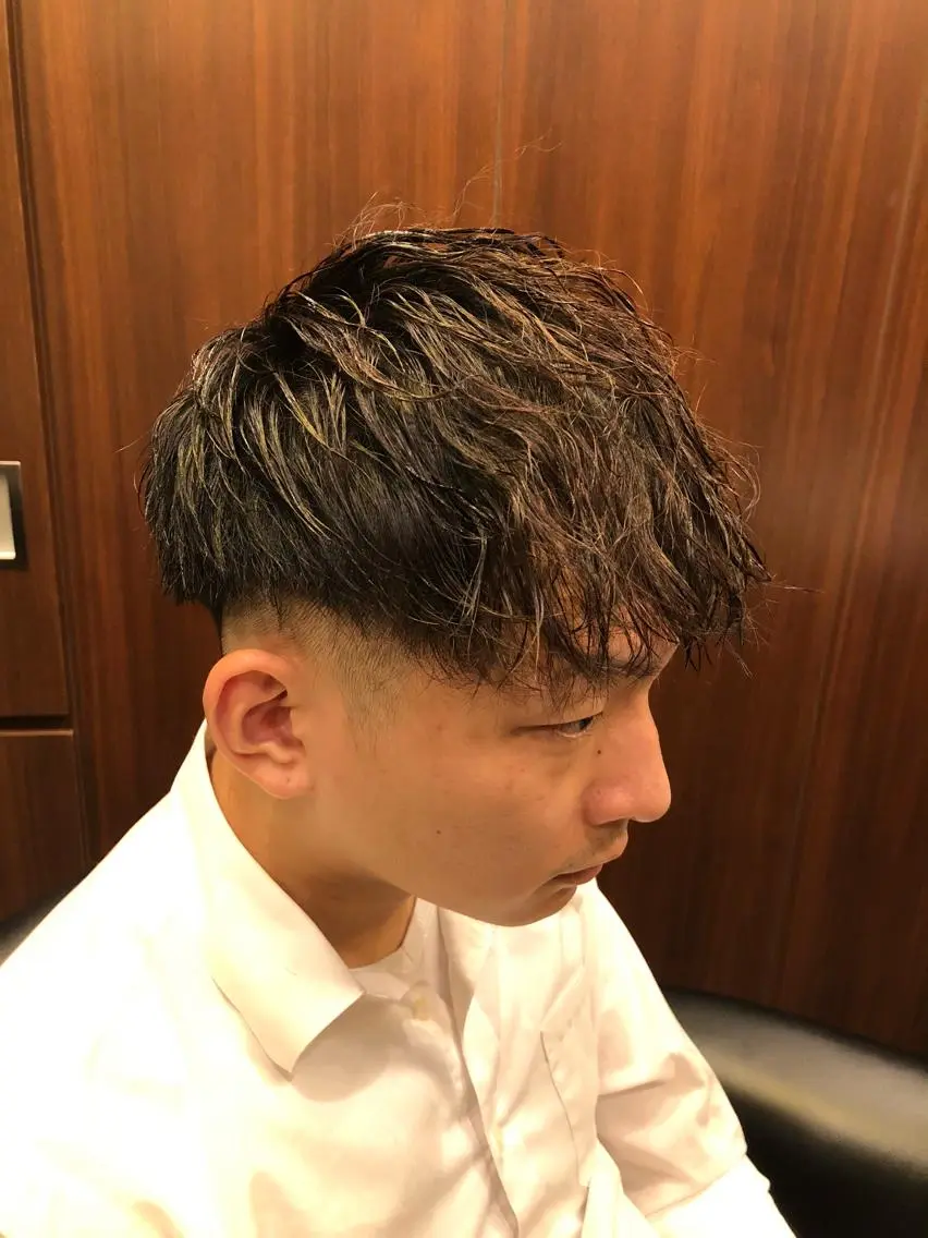 ミディアム メンズ 代表 武田晃英のヘアスタイル
