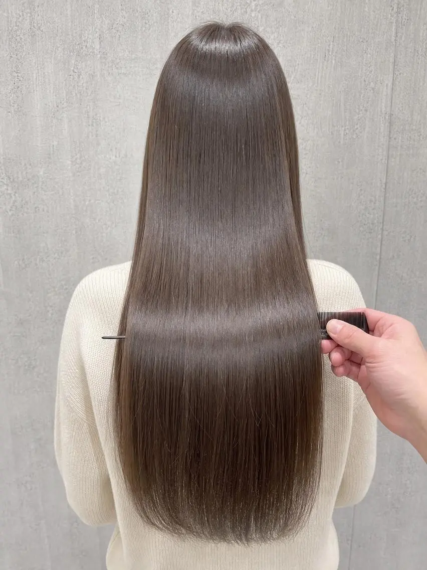 ロング カラー 透明感カラー 髪質改善 トリートメント 髪質改善✨LUXBE GALLERYのヘアスタイル