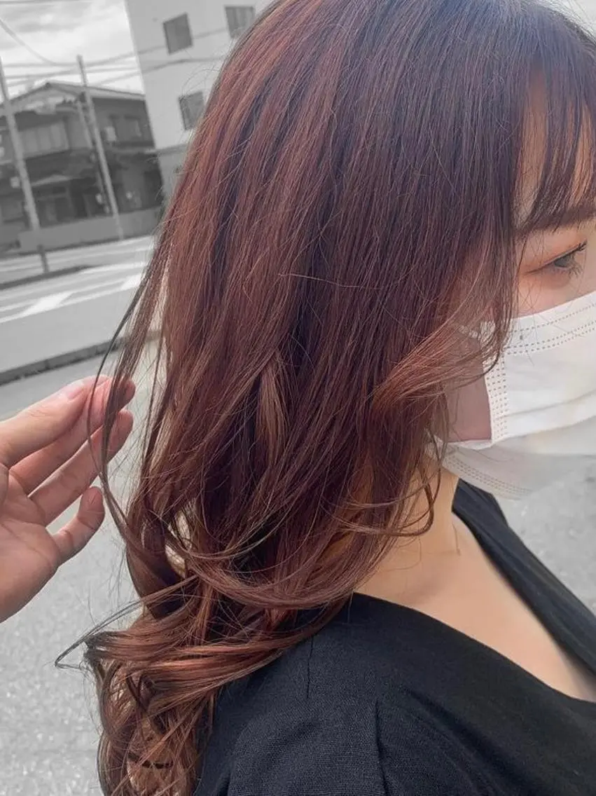 セミロング ボブ sugiki shotaのヘアスタイル